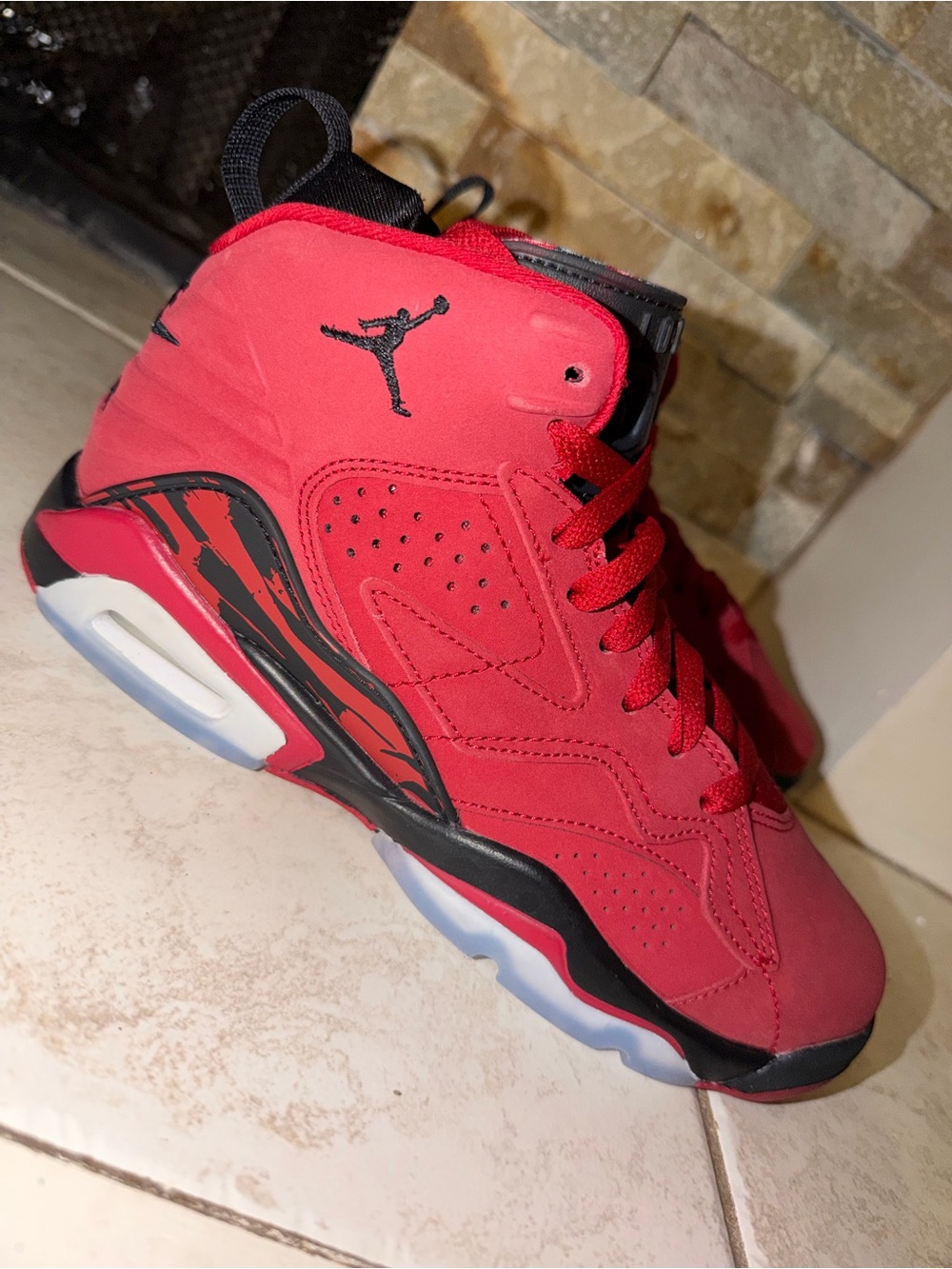 Jordan MVP Raging Bull Kids' Red and Black